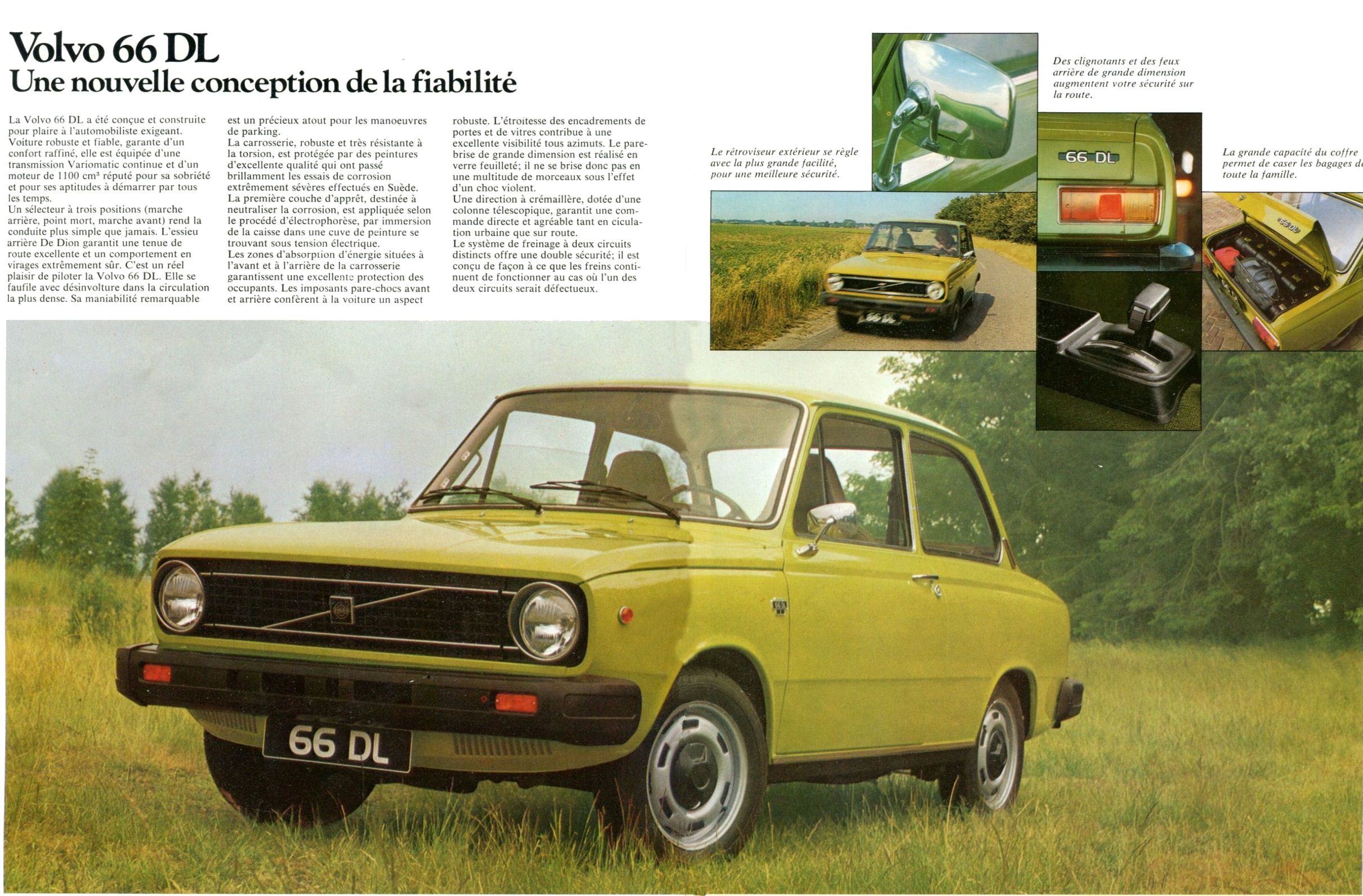 1976 Volvo 66 brochure 1976 Volvo 66 brochure